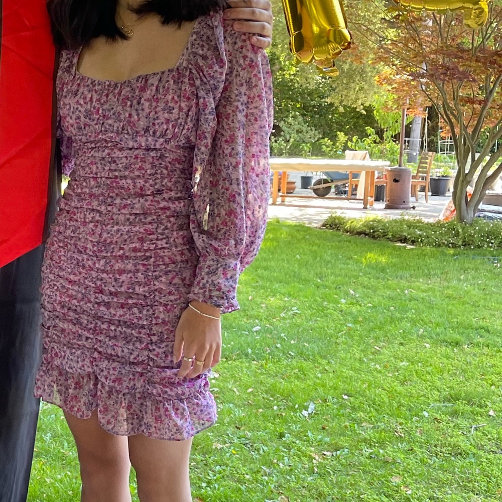 Zara floral mini dress, xs